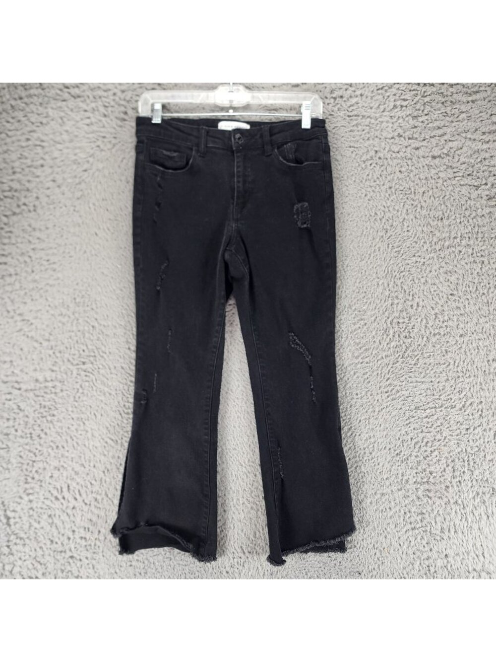 Flying Monkey Jeans Womens 28 Black Stretch Denim Bootcut *Read*